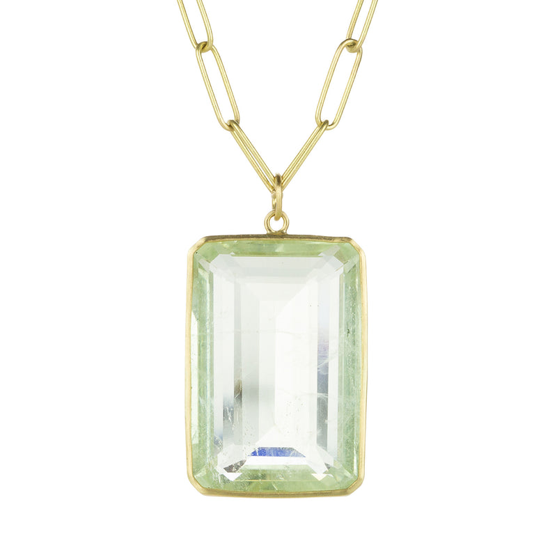 Maria Beaulieu Emerald Cut Beryl Pendant (Pendant Only) | Quadrum Gallery