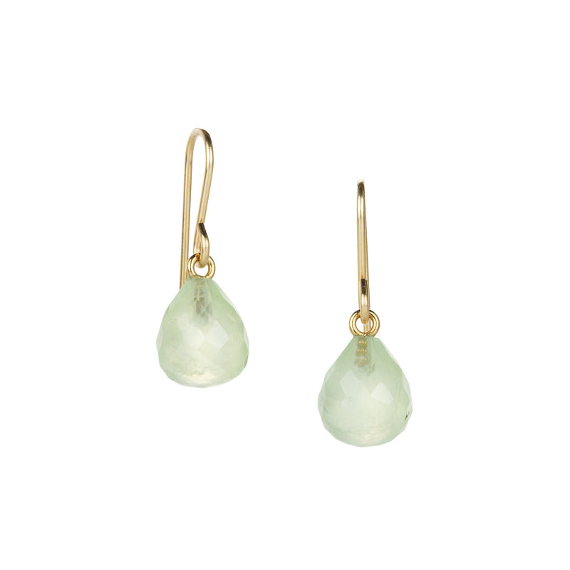 Maria Beaulieu Faceted Prehnite Drop Earrings | Quadrum Gallery