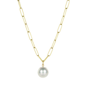 Maria Beaulieu Gray White South Sea Pearl Drop (Pendant Only) | Quadrum Gallery