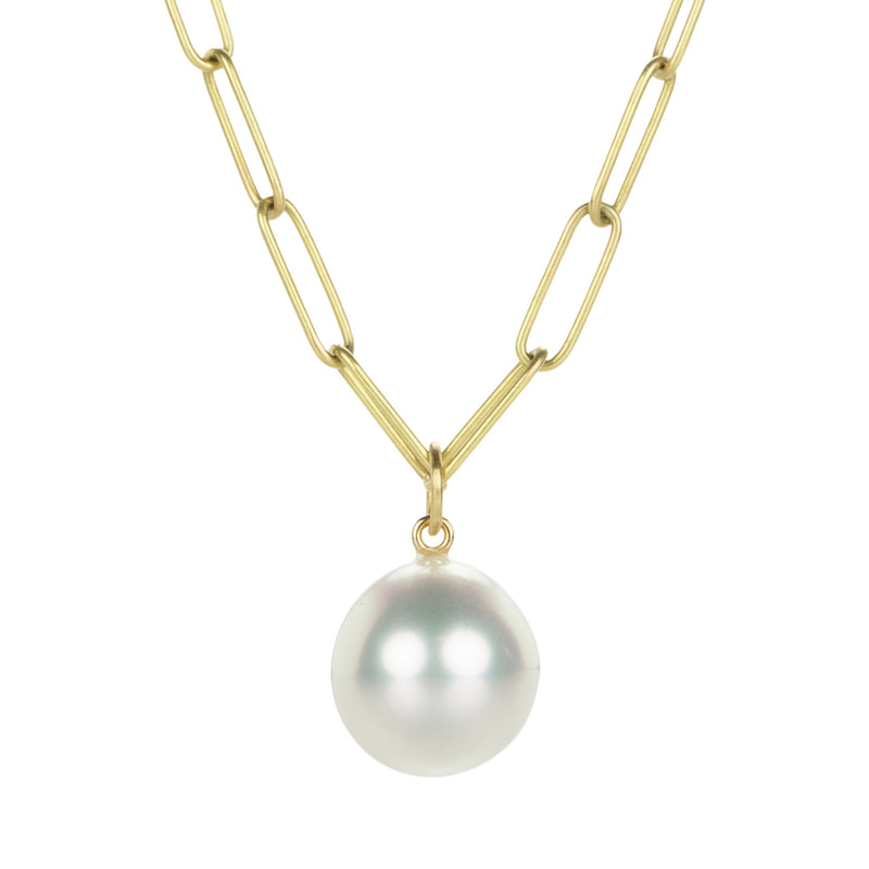 Maria Beaulieu Gray White South Sea Pearl Drop (Pendant Only) | Quadrum Gallery