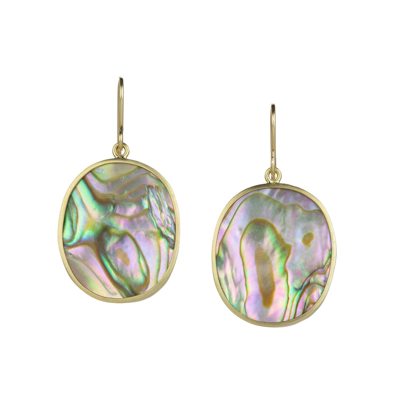 Maria Beaulieu Abalone Slab Earrings | Quadrum Gallery