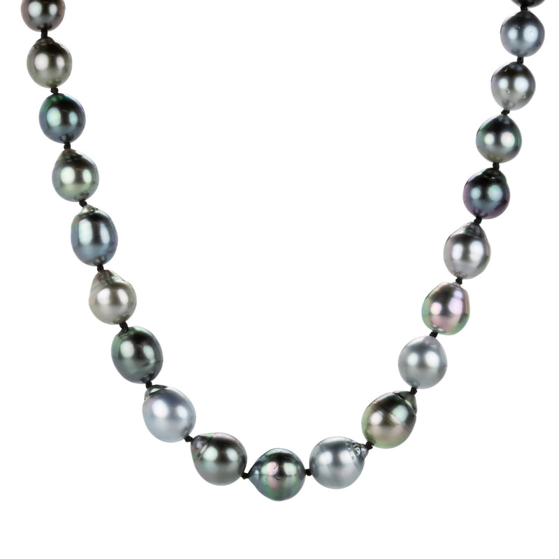 Maria Beaulieu Multicolored Metallic Tahitian Pearl Necklace | Quadrum Gallery