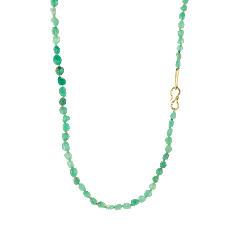 Maria Beaulieu Colombian Emerald Pebble Necklace | Quadrum Gallery