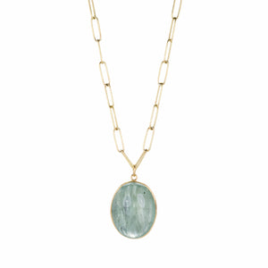 Maria Beaulieu 18k Green Beryl Pendant (Pendant Only) | Quadrum Gallery