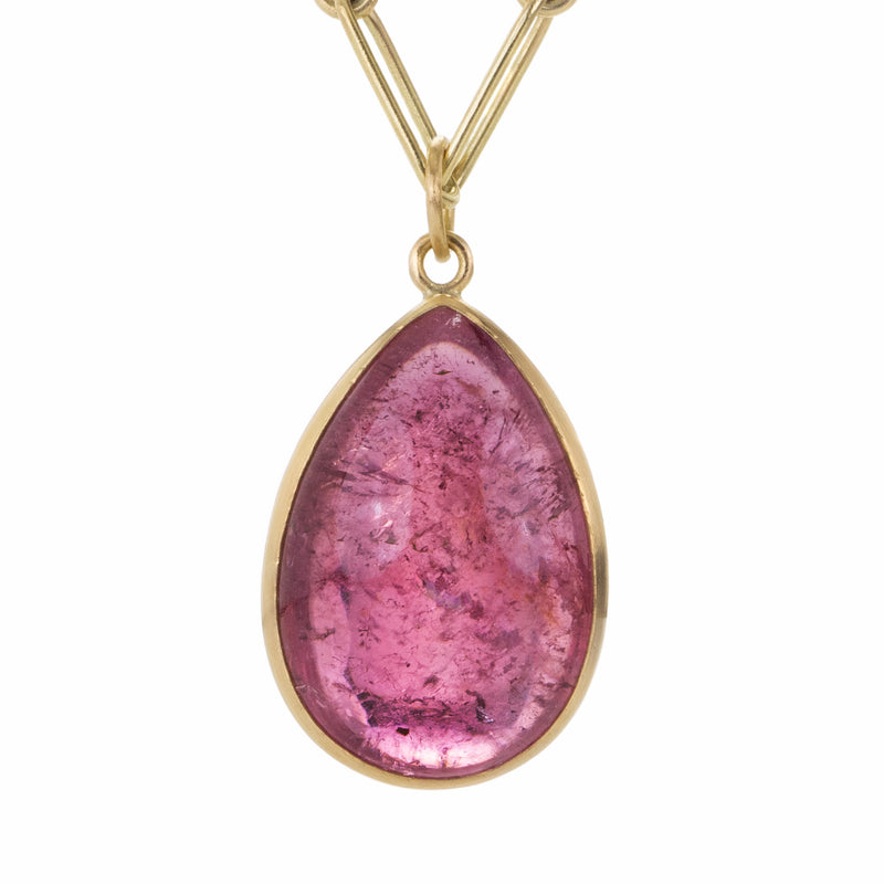 Maria Beaulieu Pink Tourmaline Teardrop Pendant (Pendant Only) | Quadrum Gallery
