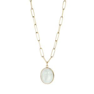Maria Beaulieu 18k Green Moonstone Pendant (Pendant Only) | Quadrum Gallery