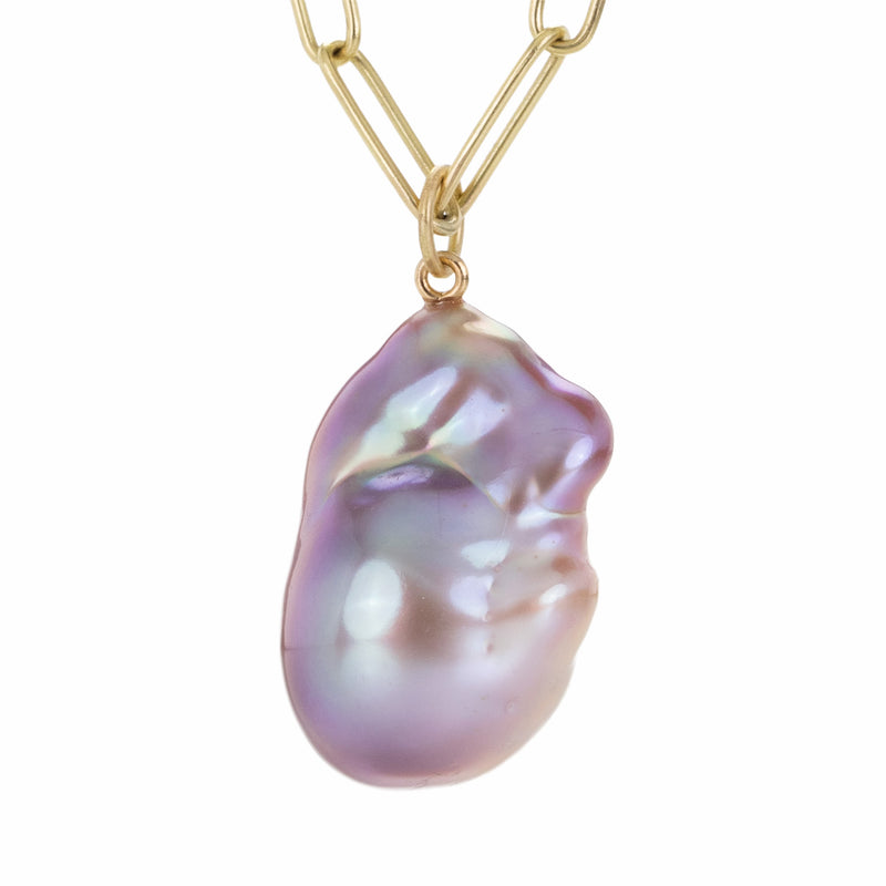 Maria Beaulieu Metallic Baroque Pearl Pendant (Pendant Only) | Quadrum Gallery