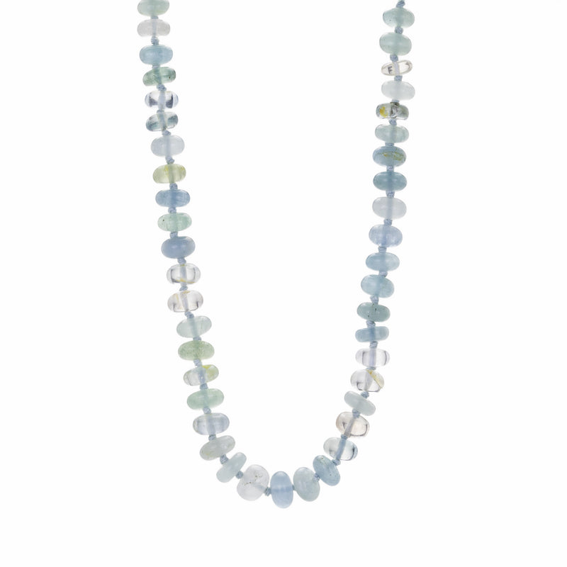 Maria Beaulieu Multi Aquamarine Beaded Necklace | Quadrum Gallery