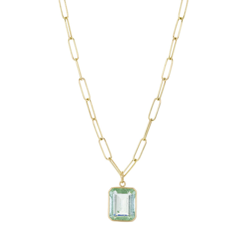 Maria Beaulieu 18k Pale Green Tourmaline Pendant (Pendant Only) | Quadrum Gallery