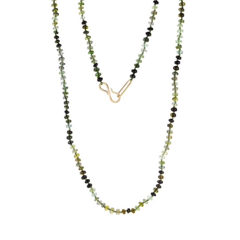 Maria Beaulieu Dark Green Ombre Tourmaline Necklace  | Quadrum Gallery