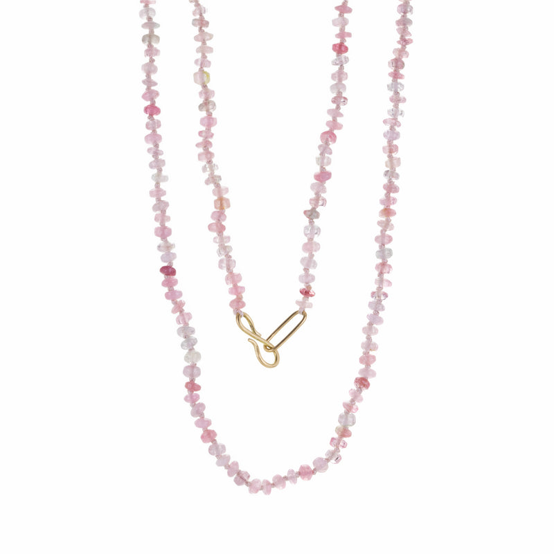 Maria Beaulieu Light Pink Ombre Beaded Tourmaline Neckalce | Quadrum Gallery