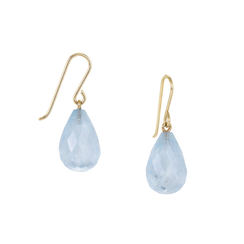 Maria Beaulieu Teardrop Faceted Aquamarine Earrings | Quadrum Gallery