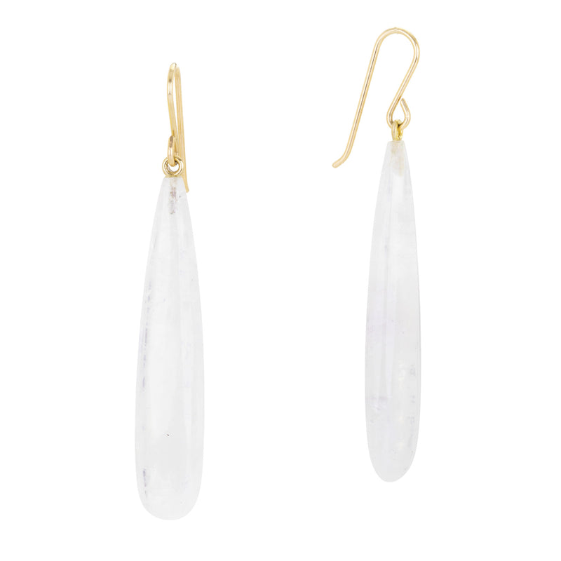 Maria Beaulieu Long Moonstone Drop Earrings | Quadrum Gallery