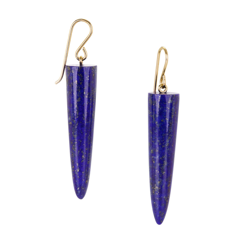 Maria Beaulieu Lapis Cone Drop Earrings | Quadrum Gallery
