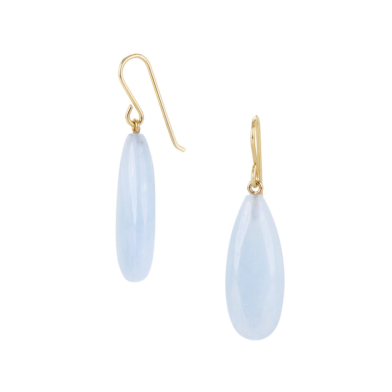 Maria Beaulieu Milky Aquamarine Drop Earrings | Quadrum Gallery