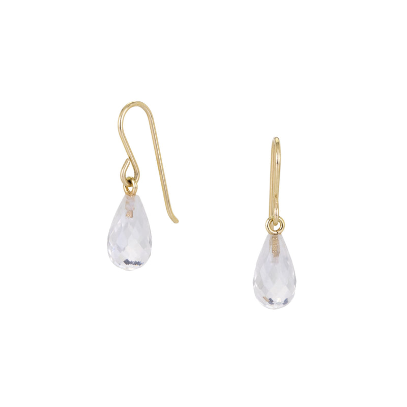 Maria Beaulieu Faceted Blue Moonstone Drop Earrings | Quadrum Gallery