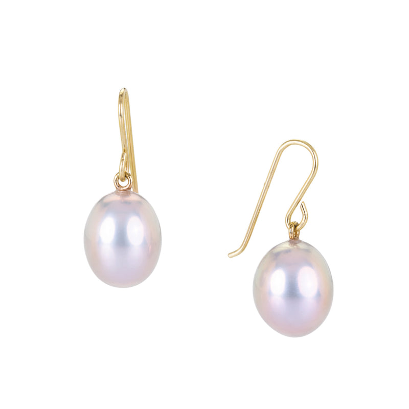 Maria Beaulieu Gray Freshwater Pearl Drop Earrings | Quadrum Gallery