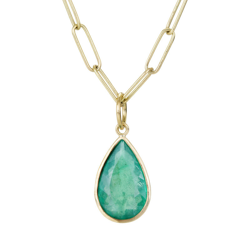 Maria Beaulieu Teardrop Emerald Pendant (Pendant Only) | Quadrum Gallery