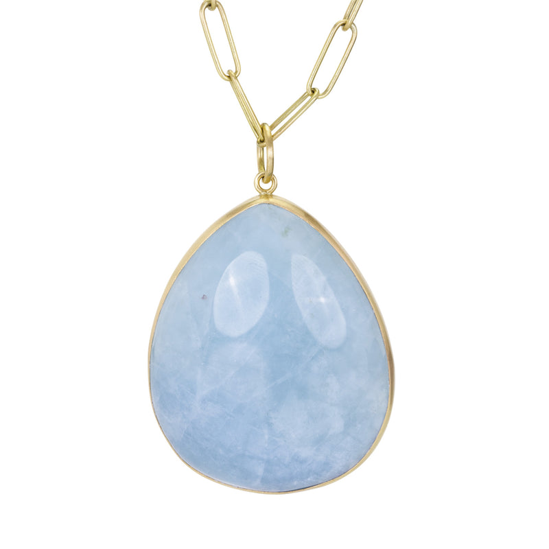 Maria Beaulieu Teardrop Milky Aquamarine Pendant (Pendant Only) | Quadrum Gallery