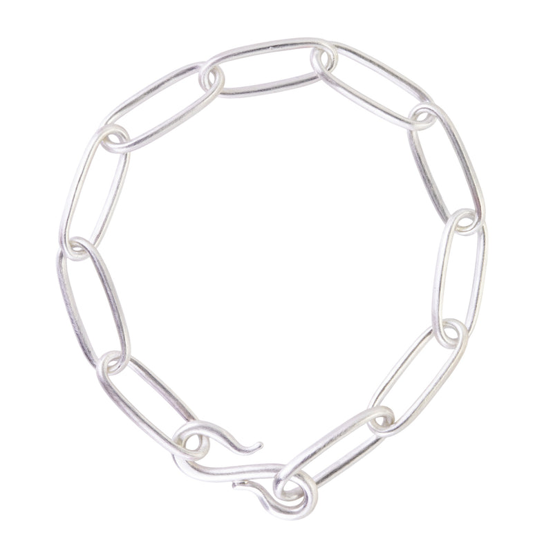 Maria Beaulieu XXX Serling Silver 10 Link Bracelet | Quadrum Gallery