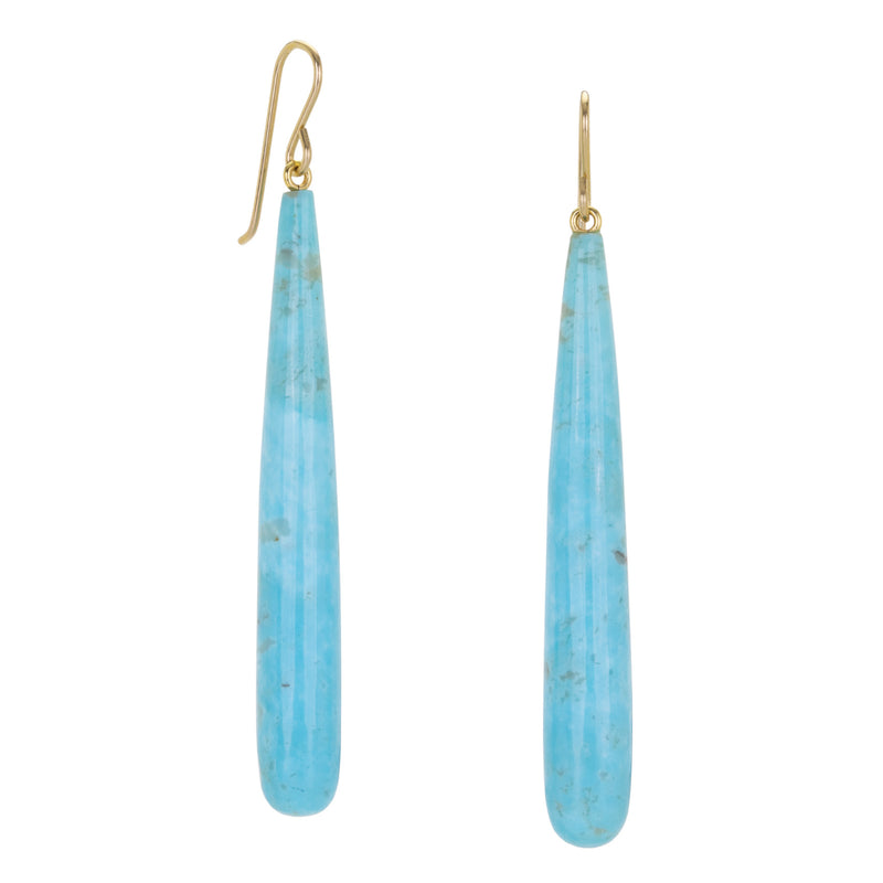 Maria Beaulieu Elongated Turquoise Drop Earrings | Quadrum Gallery