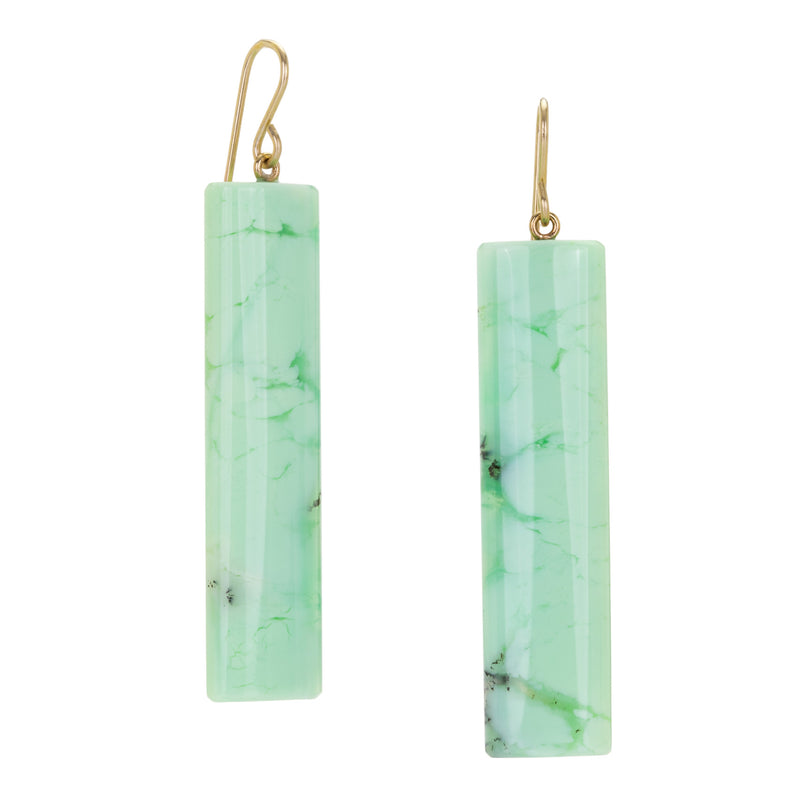 Maria Beaulieu Australian Chrysoprase Earrings | Quadrum Gallery