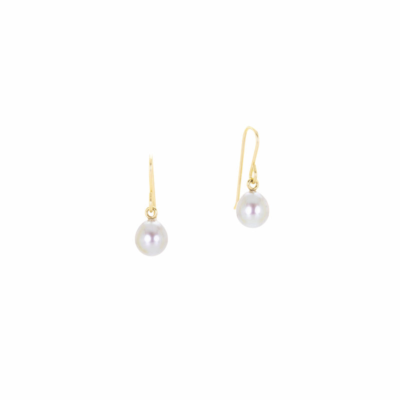 Maria Beaulieu Freshwater Gray Pearl Drop Earrings | Quadrum Gallery