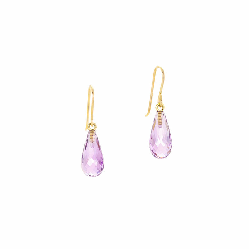 Maria Beaulieu Amethyst Faceted Drop Earrings | Quadrum Gallery
