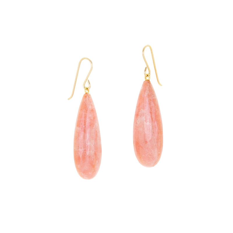 Maria Beaulieu Rhodochrosite Drop Earrings | Quadrum Gallery