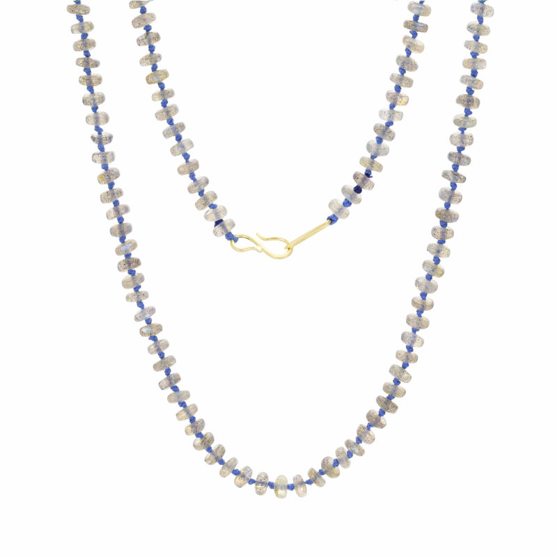 Maria Beaulieu Smooth Labradorite Beaded Necklace | Quadrum Gallery