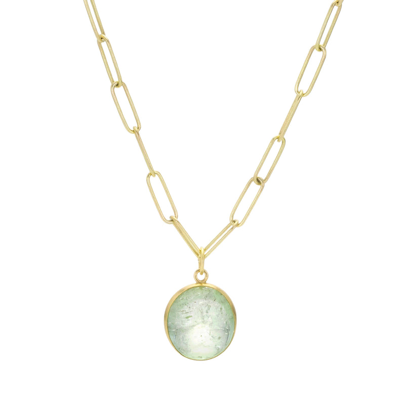 Maria Beaulieu Oval Light Green Tourmaline Pendant (Pendant Only) | Quadrum Gallery