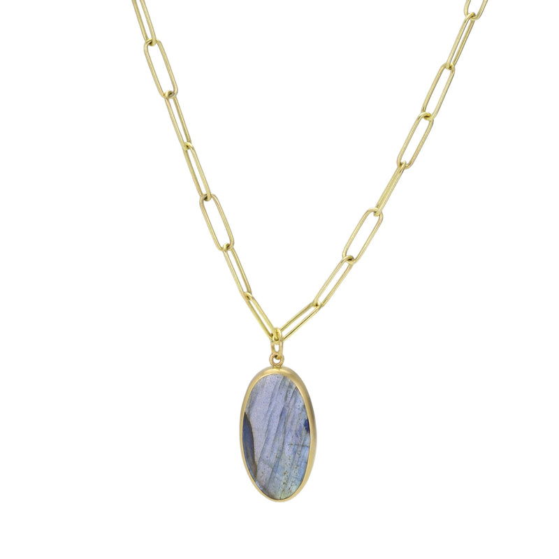 Maria Beaulieu Small Oval Labradorite Pendant (Pendant Only) | Quadrum Gallery