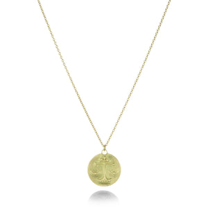 Marian Maurer Libra Medal Pendant Necklace | Quadrum Gallery