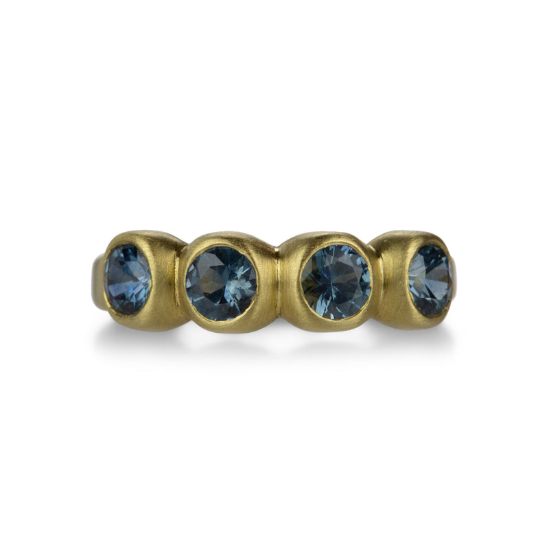 Marian Maurer Denim Blue Montana Sapphire Porch Skimmer Band | Quadrum Gallery