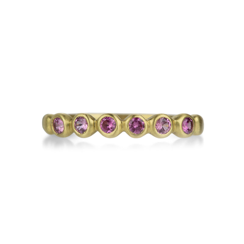 Marian Maurer 2mm Pink Sapphire Porch Skimmer Band | Quadrum Gallery