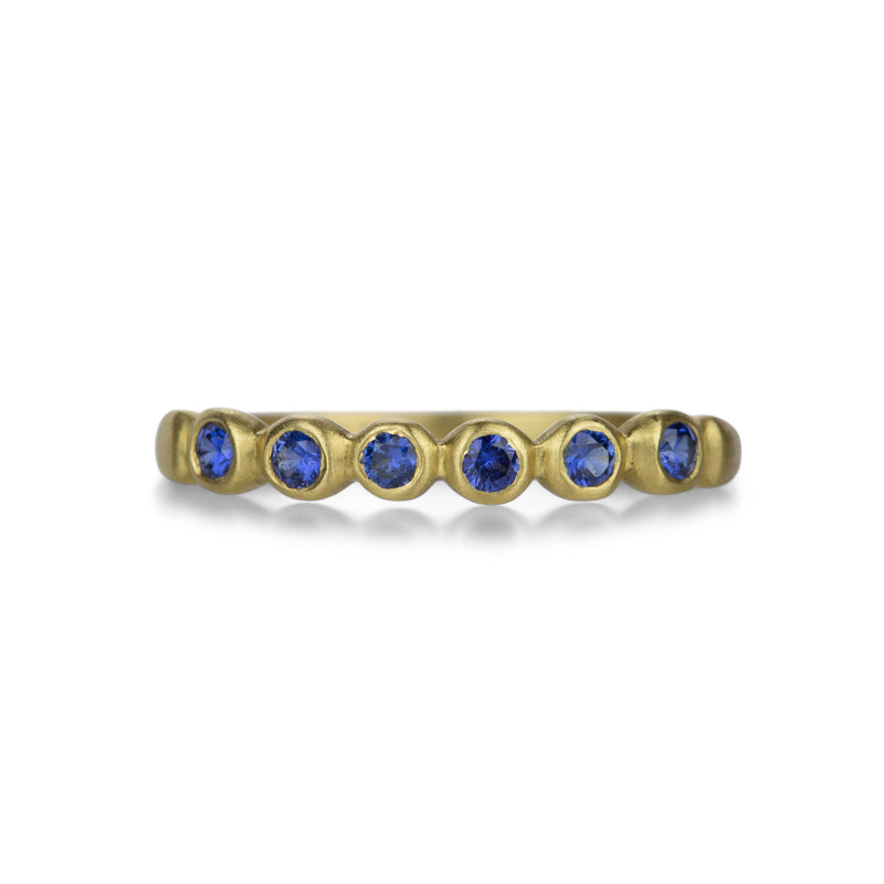 Marian Maurer 2mm Blue Sapphire Porch Skimmer Band | Quadrum Gallery