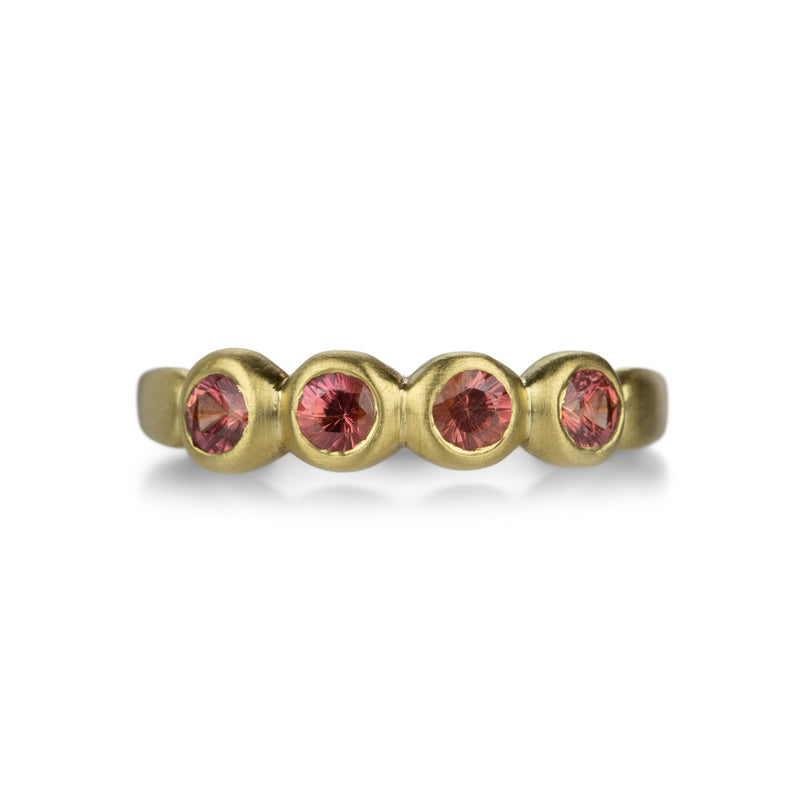 Marian Maurer Padparadscha Sapphire Porch Skimmer Band | Quadrum Gallery