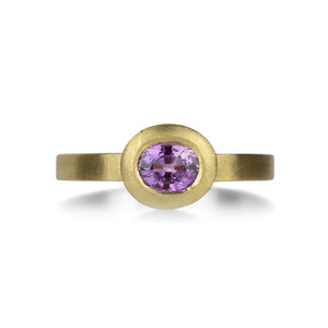 Marian Maurer Oval Purple Sapphire Callista Ring | Quadrum Gallery