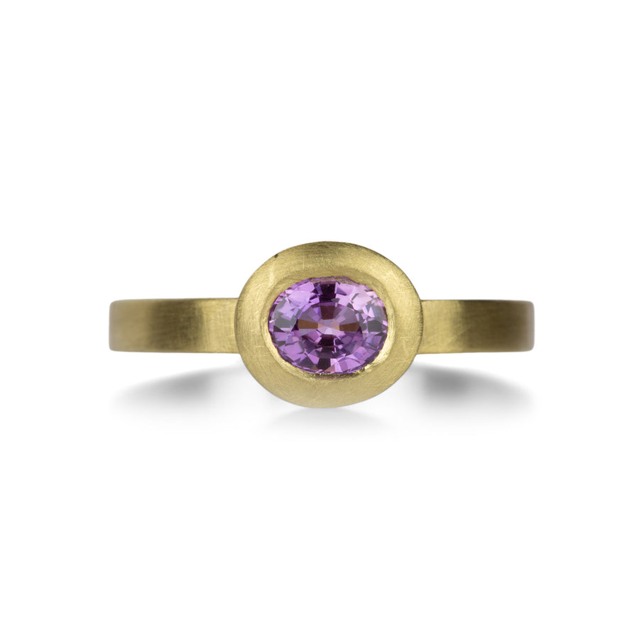 Marian Maurer Oval Purple Sapphire Callista Ring | Quadrum Gallery