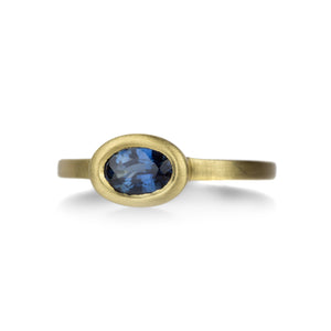 Marian Maurer 18k Blue Sapphire Callista Ring | Quadrum Gallery