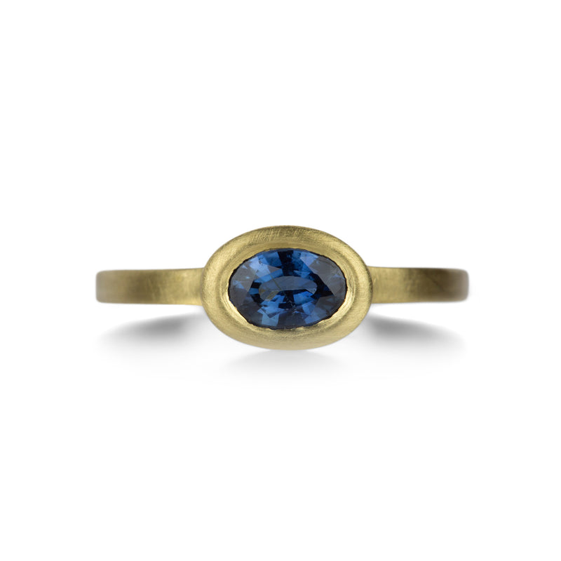 Marian Maurer 18k Blue Sapphire Callista Ring | Quadrum Gallery