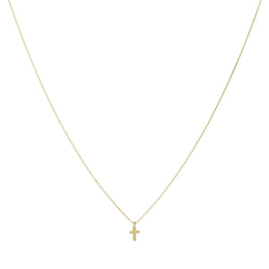 Marian Maurer 18k Micro Cross Pendant Necklace | Quadrum Gallery