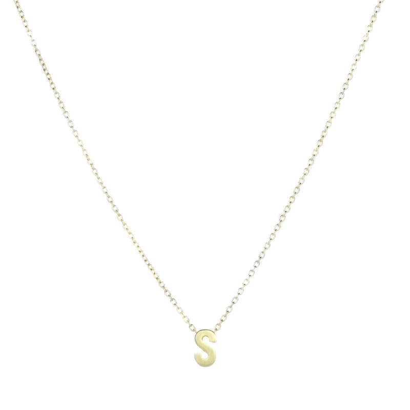 Marian Maurer "S" Initial Pendant Necklace | Quadrum Gallery