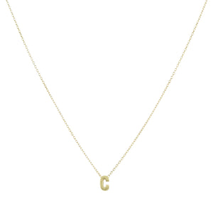 Marian Maurer 18k "C" Initial Pendant Necklace | Quadrum Gallery