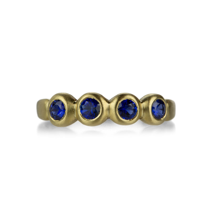 Marian Maurer 3mm Blue Sapphire Porch Skimmer Band | Quadrum Gallery