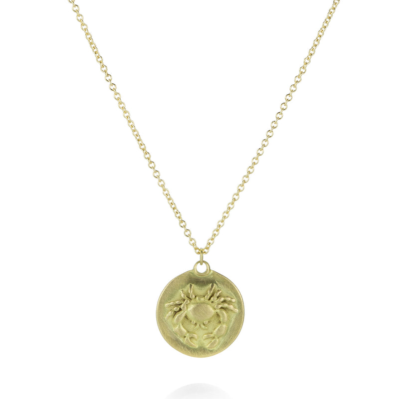 Marian Maurer 18k Cancer Zodiac Pendant | Quadrum Gallery