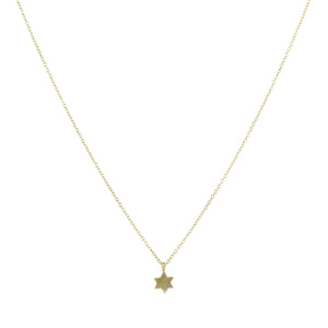 Marian Maurer 18k Yellow Gold Star of David Necklace | Quadrum Gallery