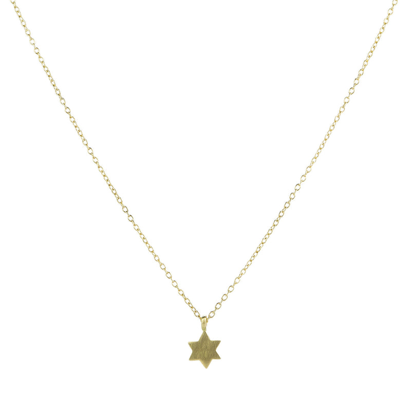 Marian Maurer 18k Yellow Gold Star of David Necklace | Quadrum Gallery