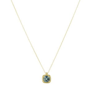 Marian Maurer Square Green Sapphire City Pendant Necklace | Quadrum Gallery