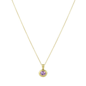 Marian Maurer 18k Pink Sapphire City Pendant Necklace | Quadrum Gallery